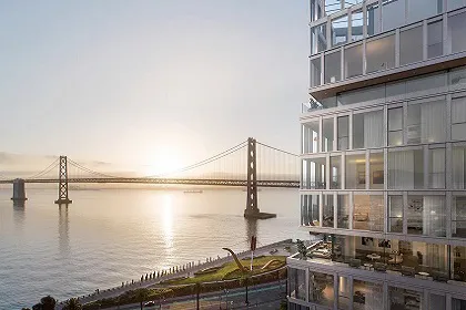 北玻玻璃见证旧金山最后一座顶豪海滨公寓
